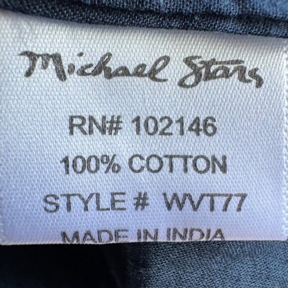 NWT Michael Stars Women's Admiral Halter Allora Cotton Midi Gauze Dress Sz L - Picture 9 of 10